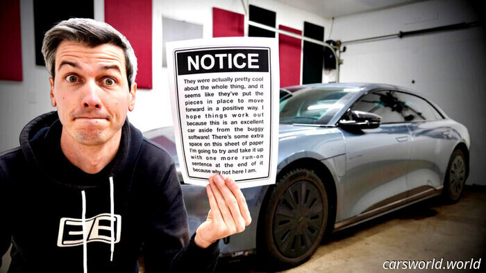 Un popular YouTuber criticó a Lucid, y las cosas no terminaron con un encogimiento de hombros | Carscoops